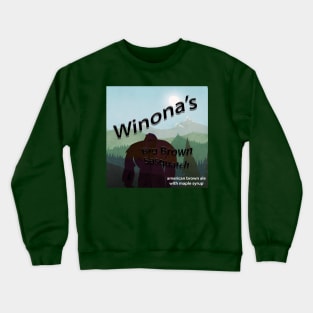 Winona's Big Brown Sasquatch Crewneck Sweatshirt